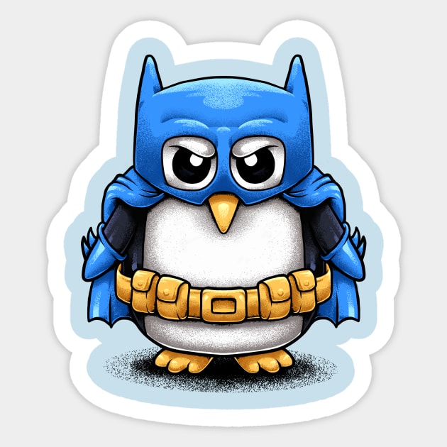 Penguin Superhero 3 Sticker by RUA